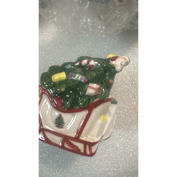 Vintage Spode Christmas Tree Napkin Rings set of 4 2004 Excellent In Original Bo - Picture 8 of 11